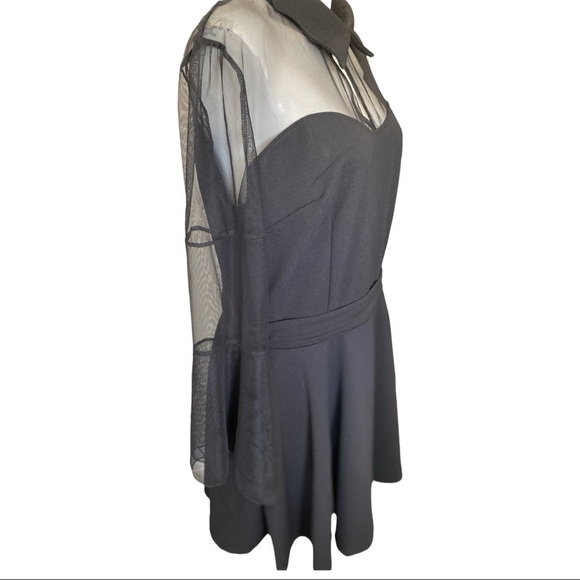 Edgy Gothic Witch Dress Size XXXXL (Fits a 1X) - Picture 4 of 8